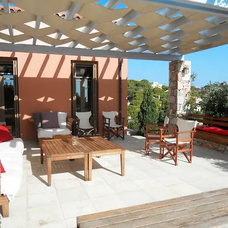 Idyllic Island House In Syros, With Garden, Spacious Terrace And Sea V *