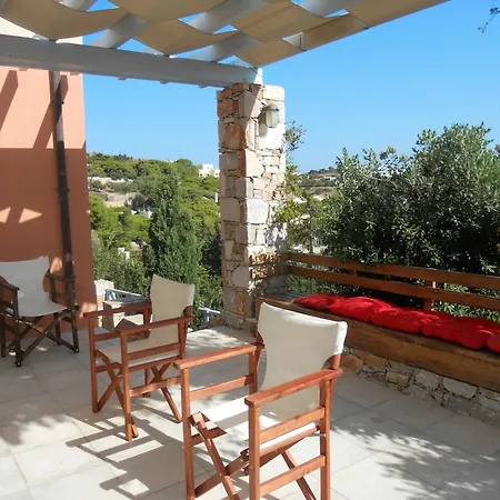 Idyllic Island House In Syros, With Garden, Spacious Terrace And Sea V Apartament